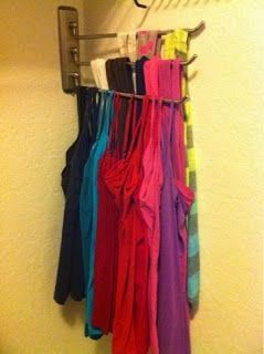 Tank Top Organization, Scarf Organizer, Organize Closet, Organize My Life, Master Closet, Closet Space, Closet Bedroom, Linen Closet, Organizing Ideas