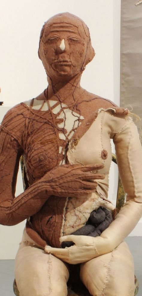 Anatomy Fashion, Female Sculpture, Soft Sculpture Art, Sculpture Textile, Timmy Turner, Body Sculpture, Anatomy Sculpture, Art Alevel, Stitching Projects