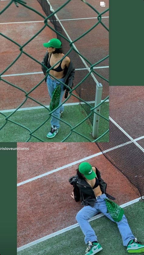 Basketball Court Photoshoot Fashion, Tennis Photoshoot Ideas, Basketball Court Photoshoot, Streetwear Poses Photo Ideas, Streetwear Poses, Tennis Court Photoshoot, Women Fitness Photography, Techno Outfit, Stylish Summer Outfits