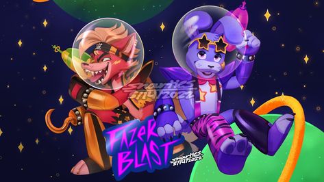 🔪Emma🔪 on Twitter: "drew my glamrock foxy and bonnie designs in Fazerblast! #FNAF #fnafsecuritybreach… " Foxy And Bonnie, Glamrock Foxy, Ruin Dlc, Glamrock Bonnie, Fnaf Oc, Fnaf 4, Fnaf Sb, Fnaf Comics, Fnaf Memes