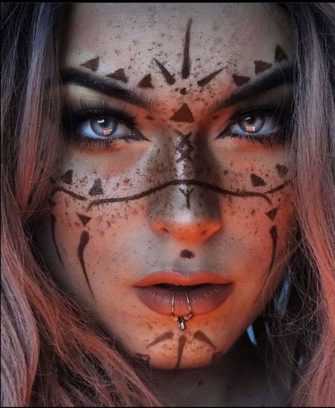 Follow Us, Face Paint, A Woman, Paint, Black And White, Tattoos, Halloween, On Instagram, White