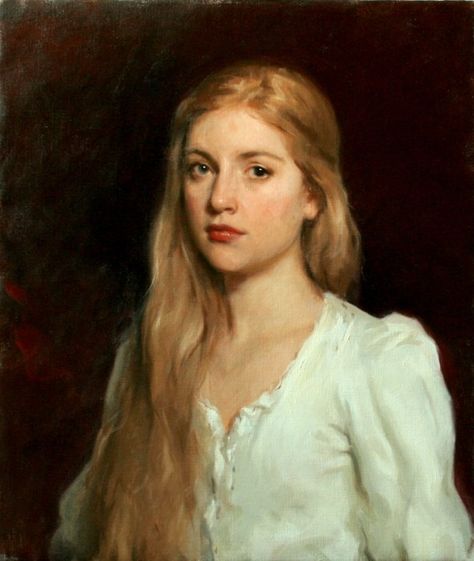 Studio Portrait Gallery – Charles H. Cecil Studios Gallery Show, Victorian Portraits, Victorian Paintings, Old Portraits, Rennaissance Art, Classic Portraits, Historical Painting, Studio Portrait, Painting Of Girl