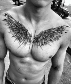 tatuajes de alas para hombres en el pecho Chest Tattoo Wings, Tattoos Masculinas, Wing Tattoo Men, Polish Tattoos, Sketch Style Tattoos, Tattoo Placements, Female Tattoos, Wing Tattoo Designs, Cool Forearm Tattoos