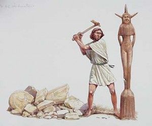 An Asherah pole, representative of Ashtoreth/the Queen of Heaven being righteously destroyed. Ancient Israelites, Idol Worship, Pagan Goddess, Ancient Mesopotamia, Queen Of Heaven, Mother Goddess, Mesopotamia, 가을 패션, Gods And Goddesses