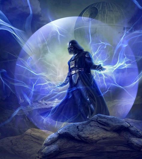 Vader attempts to harness the use of Force Lightning,   The one thing he could never master without natural limbs. Darth Vader Hd Wallpaper, Darth Vader Artwork, Vader Art, Darth Vader Art, Dark Jedi, Darth Vader Wallpaper, Sith Lords, Yoda Quotes, Dark Lord Of The Sith