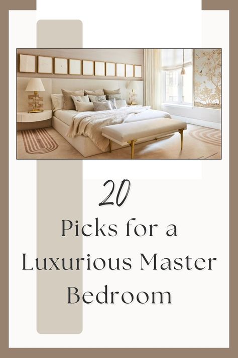 Credit to Nicole Franzen. #Luxury #MasterBedroom #Neutral #Bright FOLLOW MY PAGE FOR DAILY PINS & TIPS! Masterbedroom Neutral Luxury, Masterbedroom Neutral, Nicole Franzen, Casual Bedroom, Linen Sheet Sets, Luxury Bedroom Master, Small Table Lamp, Follow My Page, Velvet Chair