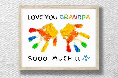 Birthday Keepsakes, Birthday Crafts, Handprint Craft, Handprint Crafts, Printable Greeting Cards, Handprint Art, Hand Print, Online Printing Services, Baby Crafts