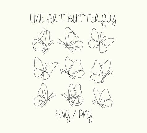 Small Tattoos Butterflies, Tattoo Designs Neda Butterfly, Boho Butterfly Tattoo, Line Art Butterfly Tattoo, Butterfly Infinity Tattoo, One Line Butterfly Tattoo, Line Art Butterflies, Tattoo Grandma, Line Art Butterfly