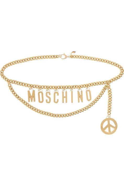 Moschino Barbie, Angel Accessories, Moschino Belt, Cl Fashion, Embellished Belt, Brand Accessories, Chain Belts, Necklaces Gold, Fashion Belts