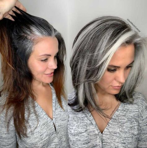 This California Hairstylist Is Helping Women Embrace Their Natural Gray Hair – Love What Matters Κούρεμα Bob, Grey Hair Transformation, Gorgeous Gray Hair, Grey Hair Inspiration, Silver Hair Color, Natural Gray Hair, Silver Grey Hair, Gray Hair Growing Out, Vlasové Trendy