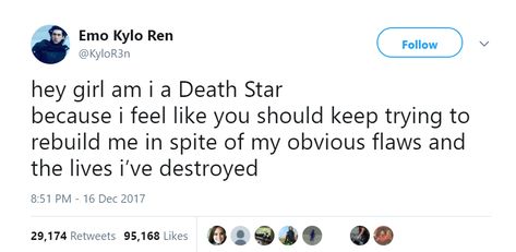 The Best Of Emo Kylo Ren Memes To Get You Into Light Mood Kylo Ren Memes, Kylo Ren Meme, Emo Kylo Ren, Funny Star Wars Memes, Kylo Ren Adam Driver, Star Wars Kylo Ren, Star Wars Jokes, Out Of The Dark, Space Race