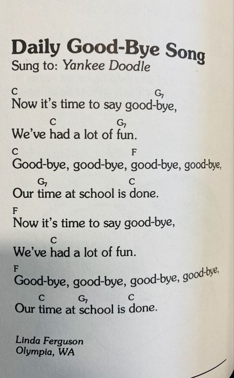 Good Bye Preschool, Goodbye Songs For Preschool, 3s Preschool, Goodbye Songs, Good Bye Songs, Preschool Graduation Songs, Songs Preschool, Random Songs, Graduation Songs