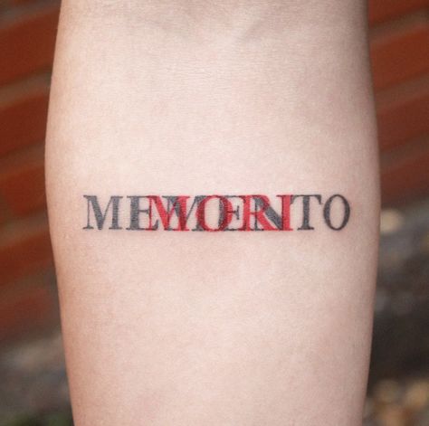 Sandman Tattoo, Memento Tattoo, Memento Mori Tattoo, Script Tattoos, Optical Illusion Tattoos, Illusion Tattoos, Medusa Tattoo Design, Script Tattoo, Optical Illusion Tattoo