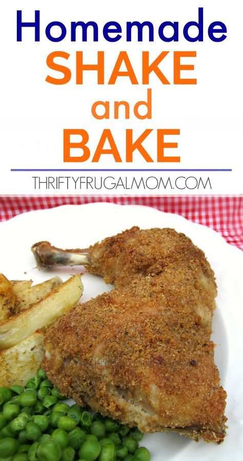 Learn how to make homemade Shake and Bake- it's simple to make, healthier than store bought and save money too!  And of course it's delicious too.  It's perfect thing to use for your next batch of chicken! via @FrugalMomL Homemade Shake And Bake Chicken, Chicken Shake And Bake, Baked Chicken Quarters, Shake And Bake Chicken, Homemade Shake And Bake, Shake N Bake Chicken, Homemade Dry Mixes, Shake And Bake, Homemade Seasoning