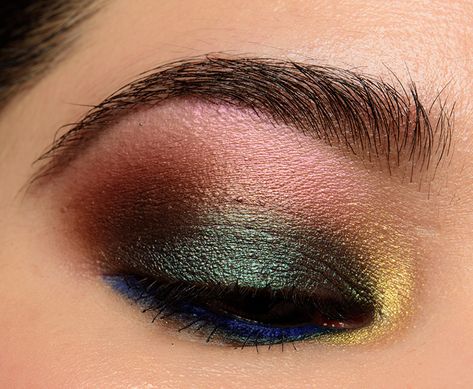 A Smoldering Green & Bronze Eye Look featuring Fyrinnae | Temptalia Chrome Liquid, Magic Makeup, Bronze Eyeshadow, Liquid Shadow, Bronze Green, Marc Jacobs Beauty, Green Eyeshadow, Bare Skin, Lower Lashes