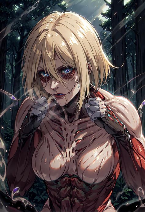 Anime : Attack On Titan Female Titan Aot, Annie Aot Titan, Aot Annie Leonhart, The Female Titan, Female Titan Tattoo, Female Titan Fanart, Female Titan Wallpaper, Annie Titan Form, Annie Leonhardt Titan