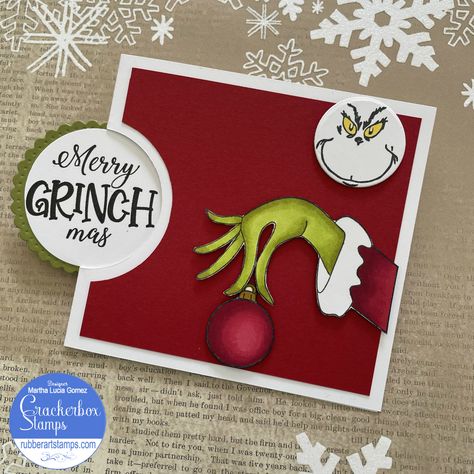 Grinch Cards Ideas, Grinch Christmas Cards, Grinch Ideas, Grinch Images, Grinch Party, Christmas Tree Card, Tree Stamp, Coffee Cards, Christmas Tree Cards