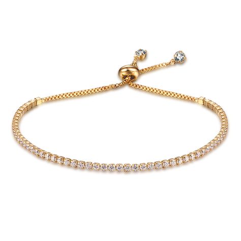 MP Collection Diamond Chain Bracelet, Allergy Bracelet, Wedding Shopping, Office Birthday, Cubic Zirconia Bracelet, Cz Bracelet, Bracelets Design, Friends Birthday, Rose Gold Chain