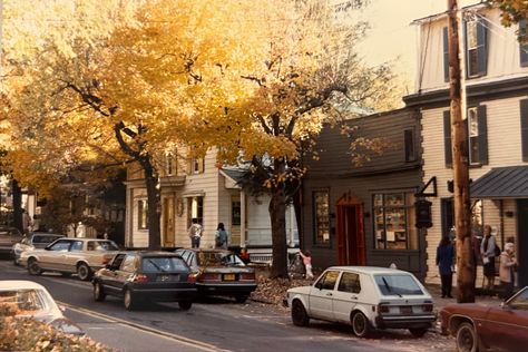 Leaving Town Aesthetic, Us Small Town Aesthetic, Small Town Indiana Aesthetic, 2000s Small Town Aesthetic, 70s Small Town Aesthetic, Sleepy Town Aesthetic, American Small Town Aesthetic, Fall Town Aesthetic, Small Town Horror Aesthetic