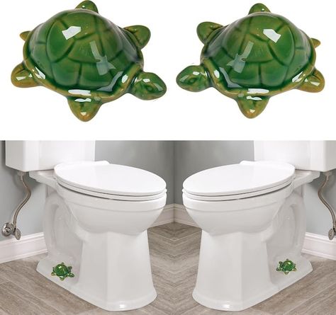 Monster Bathroom, Sea Turtle Bathroom, Office Oasis, Fun Bathroom Decor, Replace Toilet, Ceramic Toilet, Cheap Bathroom, Ceramic Turtle, Plastic Alternatives