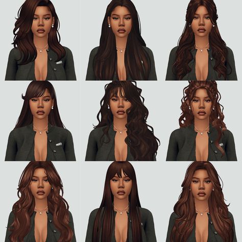 all the links can be found on my tumblr - @biglittlepluto 💓 Sims 4 Weave Cc, Sims 4 Cc Clothes Female Pregnant, Sims 4 Cc Hair Female Updo, Sims 4 Cc Latina Hair, Cc For Sims 4 Hair, Sims Female Hair Cc, Sims 4 Cc Latina Makeup, Sims 4 Maxis Match Hair Patreon, Sims 4 Hispanic Cc