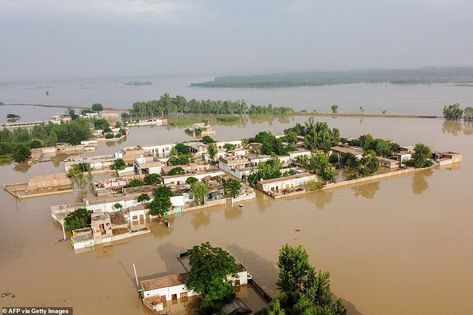 A general view of a flooded area after heavy monsoon rains is pictured from atop a bridge in Charsadda district in the Khyber Pakhtunkhwa province of Pakistan on August 27 Flood In Pakistan, Bilawal Bhutto Zardari, Disaster Management, Monsoon Rain, Khyber Pakhtunkhwa, Capacity Building, Times Of India, Cricket News, Fresh Water