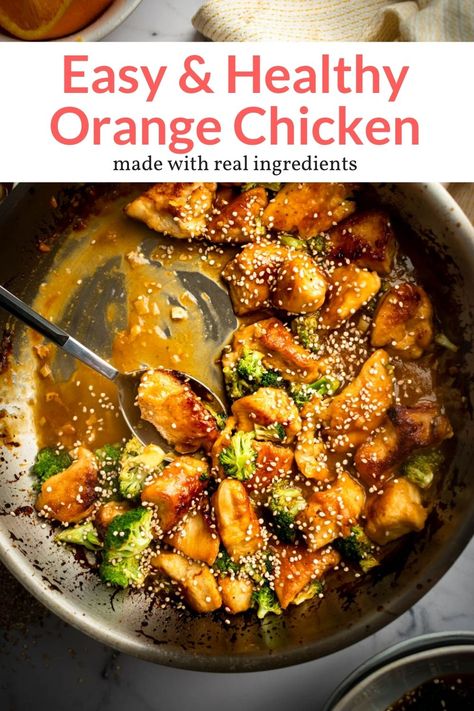 Orange Ginger Chicken Stir Fry, Low Carb Orange Chicken Easy, Ww Orange Chicken, Weight Watchers Orange Chicken, Orange Chicken Stir Fry With Vegetables, Orange Stir Fry Sauce, Low Sodium Orange Chicken, Airfryer Orange Chicken, Orange Chicken Stir Fry Recipe