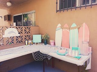 Surfer Girl Baby Shower Ideas, Baby On Board Girl Baby Shower Ideas, Baby On Board Baby Shower Ideas Girl, Beach Babe Baby Shower Theme, Baby On Board Shower Theme, Baby On Board Baby Shower Ideas, Beach Baby Shower Theme, Surfer Baby Shower, Hawaiian Baby Shower