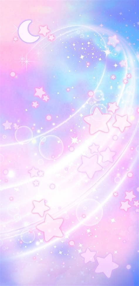 Fairykei Wallpaper, Kawaii Space Wallpaper, Kawaii Phone Wallpaper, Kawaii Stars, Ipod Wallpaper, Unicornios Wallpaper, Phone Wallpaper Boho, Kawaii Background, Pink Wallpaper Girly