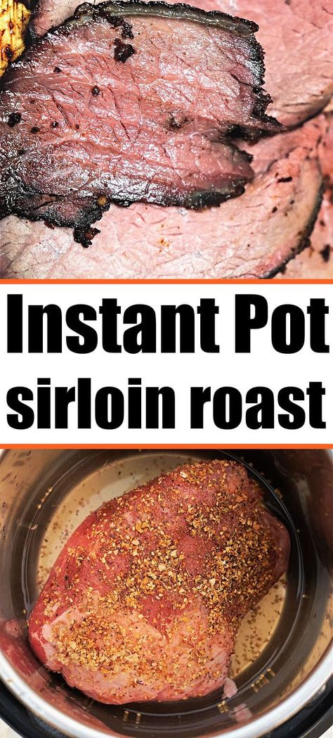 Tender sirloin tip roast Instant Pot style is here! Use your Ninja Foodi or Crockpot Express to make too with our killer dry rub too. Sirloin Tip Roast Instant Pot, Instapot Roast Beef, Sirloin Roast Recipes, Roast Instant Pot, Pressure Cooker Roast, Beef Sirloin Tip Roast, Pork Sirloin Roast, Tip Roast, Crockpot Express