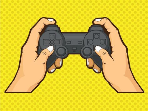 Hands Holding Controller, Holding Controller, Console Game, Hands Holding, Cartoon Drawing, Graphic Design Tips, Hand Holding, Gaming Console, Game Controller