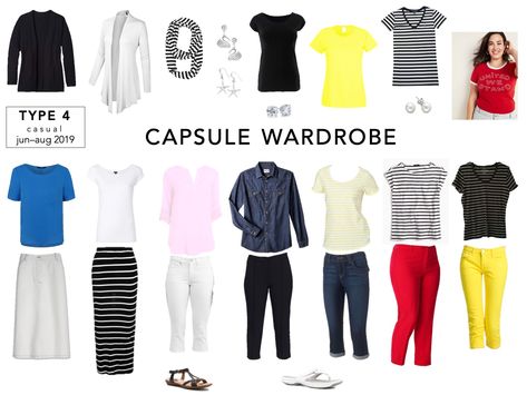 My plus-size Capsule Wardrobe for DYT (Dressing Your Truth) Type 4-1, June to August 2019. Type 4 Capsule Wardrobe, Dyt Type 4 Colors, Dress Your Truth Type 4 Outfits, Dressing Your Truth Type 4 Outfits, Type 4 Dressing Your Truth, Type 4 Outfits, Type 4 Clothes, Type 4 Dyt, Dressing Your Truth Type 4