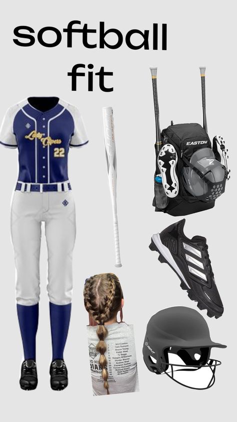 softball timeeeee bro!!!! 🥎🥎🥎 Softball Attire, Softball Gear, Softball Uniforms, Softball Stuff, Softball Outfits, Baseball Outfit, Women Hunters, Softball, Cute Outfits