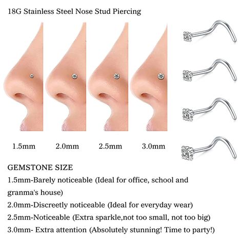 Nose piercing jewelry