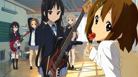 K-ON! K On Laptop Wallpaper, K On, Club Poster, Wall Papers, Fav Characters, Poster Ideas, Computer Wallpaper, Laptop Wallpaper, Girl Bands