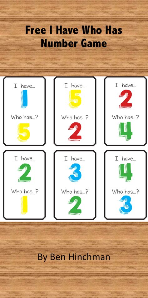 Free Game- I have.. Who has...? for numbers 1-20. Thanks to my teaching partner Ben who made this game and gave me permission to share it with all of you. I Have Who Has Numbers 1-20 Free, Counting To 30 Activities, I Have Who Has, I Have Who Has Games Free, Counting Collections, Counting Backwards, Number Game, Prek Math, Math Number Sense