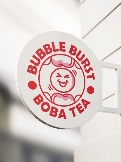 I created this logo as part of a rapid design exercise. The exercise was to create a support chat for a boba tea brand. I got caught up in the logo design and had too much fun creating the cute little expressions. Bubbly Logo Design, Bubble Tea Graphic Design, Bubble Tea Branding Design, Boba Packaging Design, Boba Tea Logo Design, Boba Graphic Design, Boba Shop Logo, Boba Tea Branding, Bubble Tea Branding