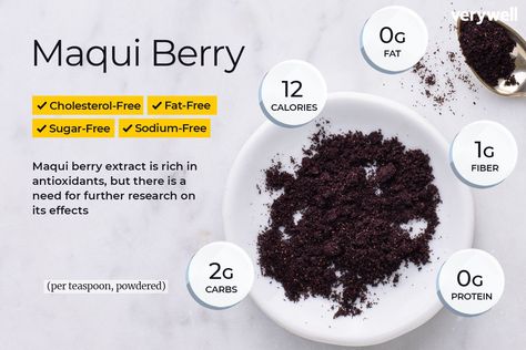 Maqui Berry, Maqui Berry Benefits, Acai Puree, Benefits Of Berries, Purple Fruit, Fiber Rich, Healthy Tips, Sugar Free, Good Eats