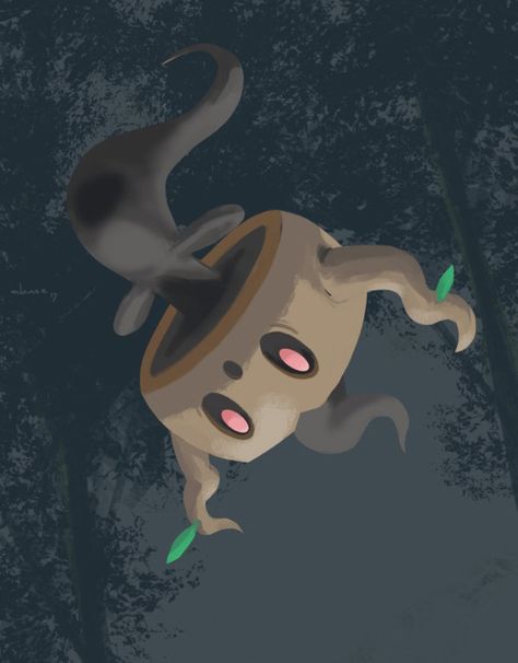 Phantump, Pokemon Phantump Pokemon Art, Phantump Art, Phantump Pokemon, Halloween Pokemon, Ghost Type Pokemon, Ghost Pokemon, Ghost Type, Pokémon Art, Gym Leaders