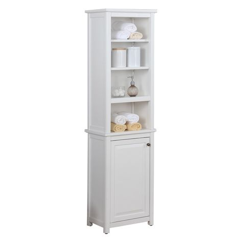 Bathroom Storage Tower, Linen Storage Cabinet, Decorative Storage Cabinets, Studio Bathroom, Utility Storage Cabinet, Cabinet Base, Cheap Bathroom, Bathroom Makeovers, Bathroom Furniture Storage