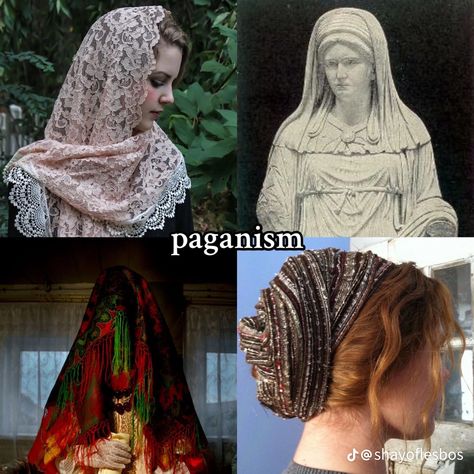 Pagan Veiling Head Coverings, Pagan Veil, Pagan Veiling Styles, Pagan Veiling, Spiritual Essentials, Pagan Culture, Weird Kid, Greek Gods And Goddesses, Digital Closet