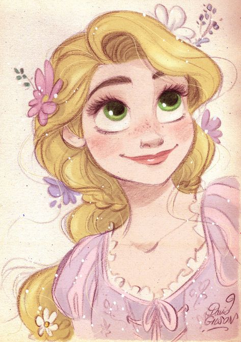 Tinker Bell Drawing, Rapunzel Crafts, Rapunzel Stuff, Rapunzel Sketch, Aesthetic Drawing Ideas, Rapunzel Drawing, Basic Drawings, Princess Sketches, Disney Character Art