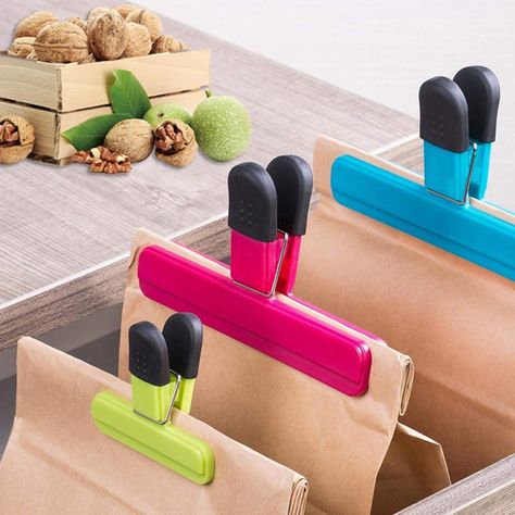 Bread Clip, Chip Clips, Bare Minimum, Food Clips, Kitchen Utensil Set, Produce Bags, Bag Clips, Snack Bags, Dining Accessories