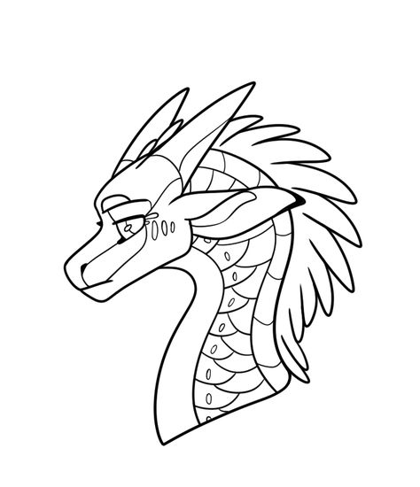 Nightwing(Teardrop) Wings Of Fire Seawing Base, Wof Nightwing Base, Wing Of Fire Oc, Wof Nightwing Oc, Wings Of Fire Oc Base, Dragon Oc Base, Wof Dragon Base, Wings Of Fire Coloring Pages, Wings Of Fire Base