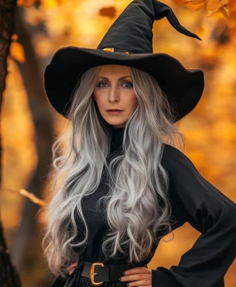 Ready for Halloween👻 and seriously thing about letting the grey hair take over!! 👻💀😈🦇⚰️🎃 #spookythreads #spookish #spooky #gigirena #beinggigirena #spookishlife #boo #spookishbootique #halloween #halloweenislife #witch #magic #ilovefall #authorlife #spookyauthors #spookyauthorlife Witch Magic, Ready For Halloween, The Grey, Grey Hair, Witch, Blonde, Let It Be, Halloween, Grey