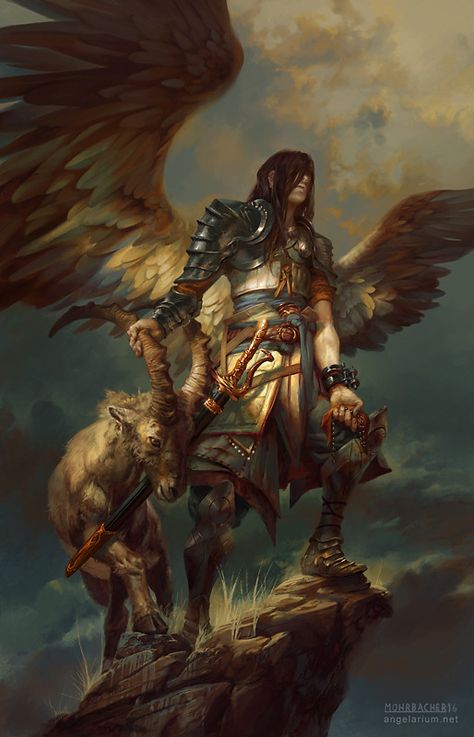 Azazel Angel, Peter Mohrbacher, Angel Warrior, Ange Demon, 다크 판타지, Angels And Demons, Arte Fantasy, Arte Horror, Angel Art