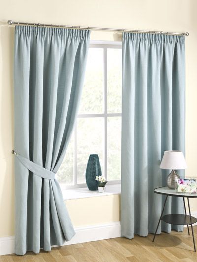 Duck Egg Curtains, Curtain Inspiration, Affordable Bedding Sets, Pencil Pleat Curtains, Teal Bedroom, Pleat Curtains, Bedroom Trends, Quality Curtains, Blue Curtains