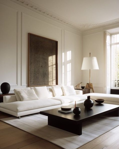 Parisian Interior, Design Room, White Furniture, Living Room Inspo, A Living Room, Living Room Inspiration, Dream Home Design, Living Room Interior, 인테리어 디자인