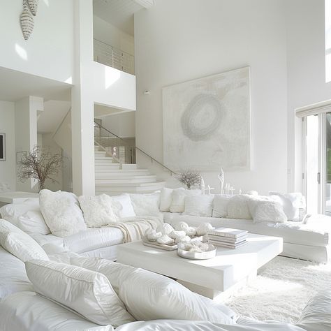 modern-minimalist-living-room Minimalist Living Rooms, Minimalist Living Room Ideas, Nyc House, All White Room, White Apartment, Modern Minimalist Living Room, White Living Room, White Rooms, Minimalist Living