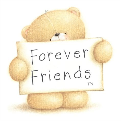 <3 Teddy Bear Quotes, Forever Friends Bear, Teddy Pictures, Friends Clipart, Bear Quote, Teddy Bear Pictures, Forever Friends, Tatty Teddy, Cute Messages